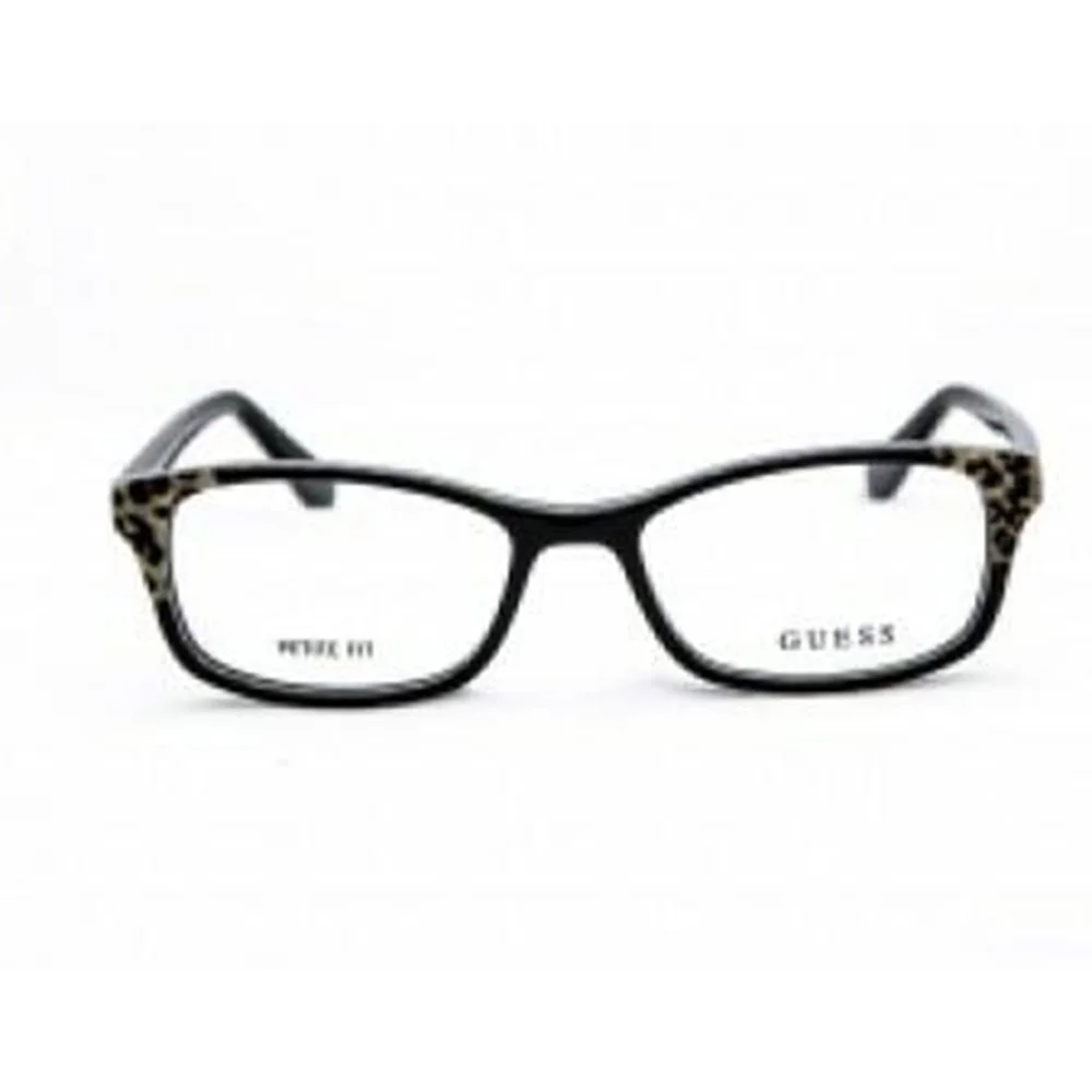 NWT Guess 2616 Black Rectangle 50mm Eyeglasses